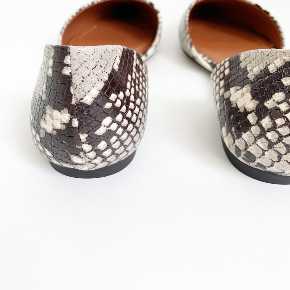 ❌SOLD- COACH Printed Exotic Pointy Toe Flat 5.5 - Picture 10 of 11